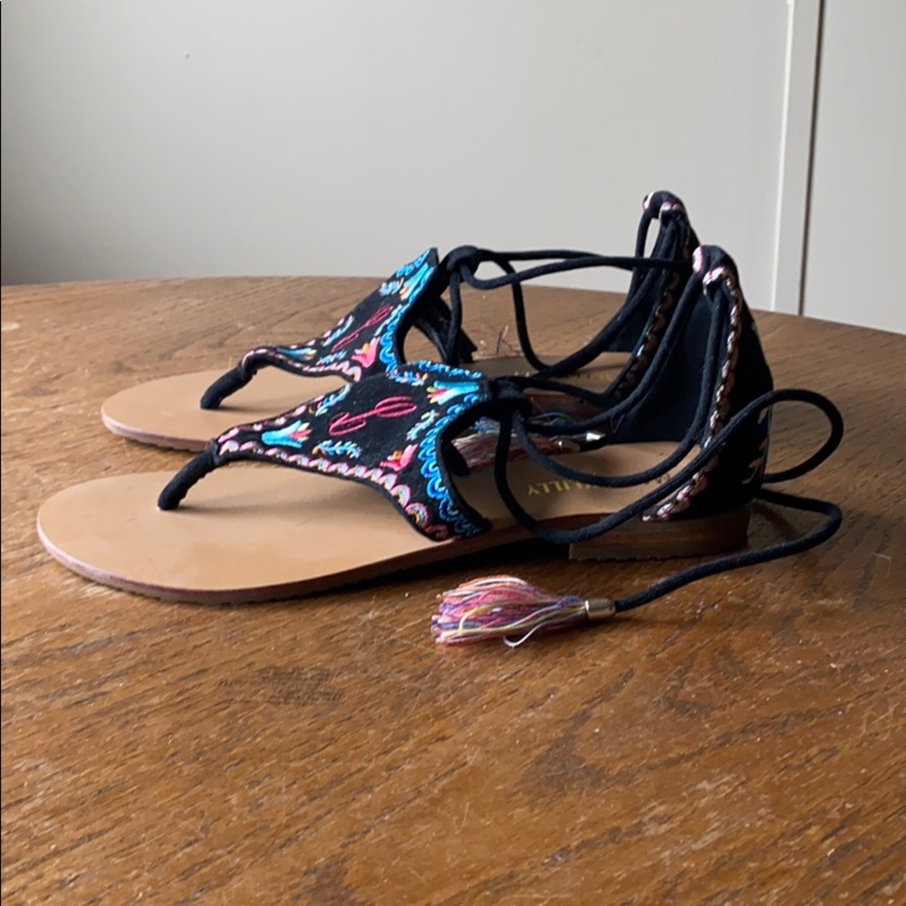 Marleylilly monogrammed L sandals - 7
